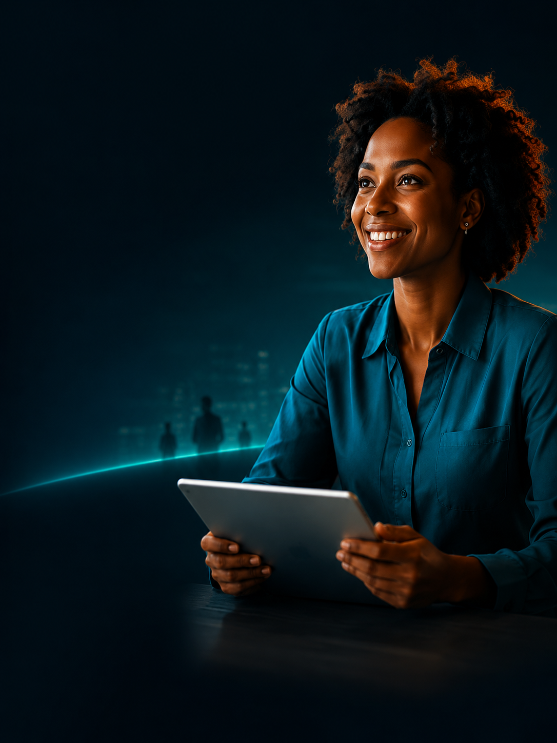 A job seeker building her JNANIX candidate profile