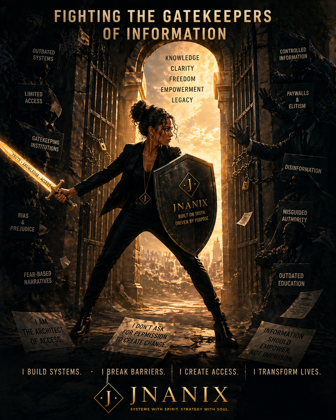 JNANIX Anti-Gatekeeper Series — Fighting the gatekeepers of information.